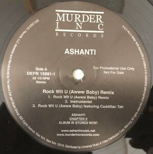 US PROMO / ASHANTI / ROCK WIT U (AWWW BABY) REMIX / FEAT CADDILLAC TAH / FEEL SO GOOD / 2003 R&B / MJ - ROCK WITH YOU使い