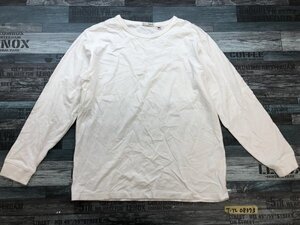 niko and ... BASIC ニコアンド メンズ USAコットン ロンT 長袖Tシャツ M 白