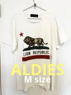 アールディーズ　Lion Rp T / ライオンアールピーT白　M size