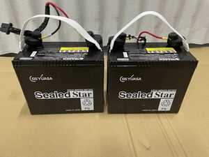 GS YUASA Sealed Star SEB35 12V 35Ah/5HR バッテリー 2個 電動車椅子　IMASEN 今仙　2024 3月製