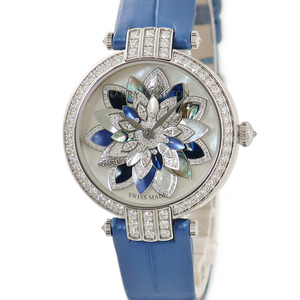 【3年保証】 ハリーウィンストン プルミエール ロータス PRNAHM31WW002 K18WG無垢 ダイヤ シェル 自動巻き レディース ボーイズ 腕時計