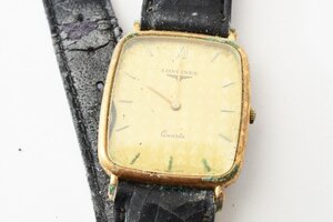 ロンジン スクエア ゴールド クォーツ ボーイズ 腕時計 LONGINES