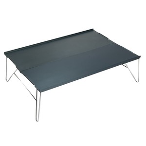 バーベキューテーブル 組み立て式 幅34.4×24.7 高さ10.4 キャンプ アウトドア [ グリーン ] アウトドアテーブル
