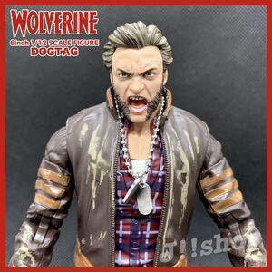 『Wolverine ウルヴァリン DOGTAG ドッグタグ』６インチ 1/12 アクション フィギュア／着せ替え 小物 小道具 ネックレス アクセサリー