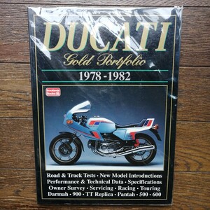 送料込! 未使用品 DUCATI 1978-1982 ドゥカティのロードテスト書籍です。 絶版本 空冷エンジン 当時物 