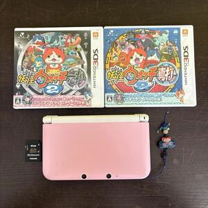 Nintendo 任天堂 ニンテンドー3DSLL SPR-001 / ソフト2点 妖怪ウォッチ元祖 妖怪ウォッチ真打