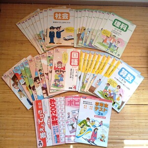 全家研　月刊 ポピー　小学3年　国語　算数　理科　社会　ドリル　問題集　ワーク　学習　まとめ売り　かべはり漢字表　学年末テスト