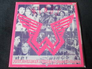 ★非売品　紙ジャケ　ポール・マッカートニー「Wings-A Super DJ Sampler」（国内盤、宣伝用プロモ盤）Paul McCartney、ザ・ビートルズ