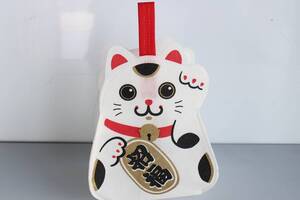 ☆【 F-279】503 (即決) 〓使用品〓♪可愛い猫絵袋♪小袋/