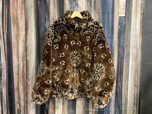 Supreme シュプリーム Bandana Faux Fur Bomber Jacket バンダナ ファー ボンバー ジャケット ブラウン XLサイズ ストリート