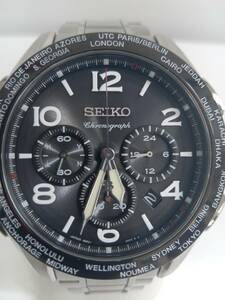 SEIKO　セイコー　BRIGHTZ　ブライツ 8B92-0AY0 腕時計　メンズ　電波ソーラー　箱付き