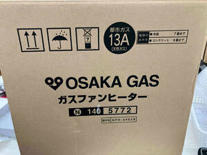 未使用品 OSAKAGAS NORITZ ガスフアンヒーター N140-5772 （GFH-24S） 都市ガス用