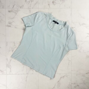 Max Mara マックスマーラ ウィークエンド ラウンドネックTシャツ 半袖カットソー トップス レディース 水色 サイズL*SC1250