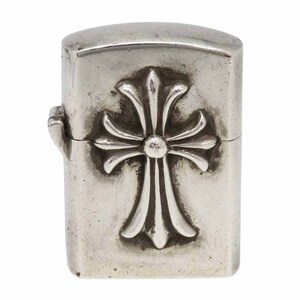 クロムハーツ ZIPPO V1 スモールCHクロス ジッポライター スターリング ユニセックス CHROME HEARTS 中古 【アパレル・小物】