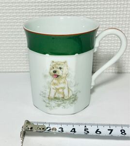 KGNY4797 HERMES エルメス West highland white ウエストハイランドホワイト カップ マグカップ 洋食器 陶器 現状品