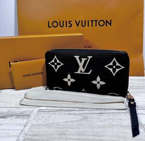 【定価159,500円/25%off☆新品同様/国内正規品】LOUISVUITTON ルイヴィトン ジッピーウォレットモノグラムアンプラント/ブラックM80481