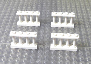 ◆レゴ∥LEGO【フェンス(スピンドル/1x4x2)/白 4個】#15332◆正規品 [R91585]