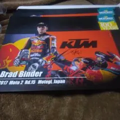 KTM ファクトリーライダーサイン入りポストカード