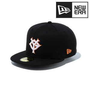 [ 7 5/8 ] NEWERA キャップ 5950 読売ジャイアンツ GIANTS 応援 球団 59FIFTY 黒 60575676 ブラック×ホワイト/オレンジ 