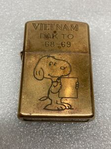 013）VIETNAM ZIPPO ベトナムジッポー 1968年製スヌーピー オイルライター