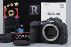 【中古】Canon キヤノン EOS R6 ミラーレス一眼カメラ 元箱付き