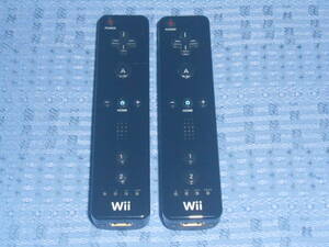 Wiiリモコン２個セット 黒(kuro クロ ブラック) RVL-003 任天堂 Nintendo