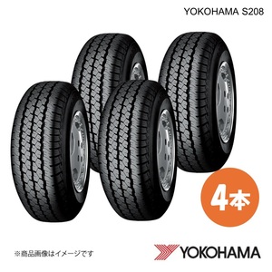 YOKOHAMA ヨコハマタイヤ S208 135/80R13 サマータイヤ 4本 135 80 13 S K4403