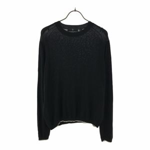 ユニクロ プラスジェイコラボ 長袖 シルク混 セーター L ブラック UNIQLO +J #NAME? レディース