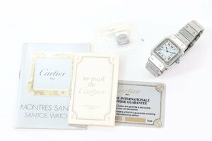 Cartier カルティエ サントスガルベ LM 自動巻き デイト メンズ 腕時計 稼働品 ジャンク 5919-HA