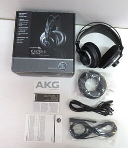 100B414★【中古品】AKG K240 MKII ヘッドホン