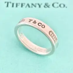 TIFFANY&Co. 美品 ティファニー ナローリング レディース r38