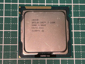 ●PCパーツ「Intel / Core i7-2600k / 3.40GHZ 95W LGA1155 (ジャンク品)」●