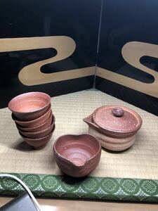 信楽焼　名工　高橋楽斎　次男　高橋春斎　宝瓶　セット　煎茶道具　茶器セット 急須 茶器