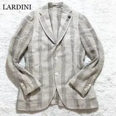 【24SS☆現行☆未使用級】LARDINI ジャケット ベージュ ブートニエール