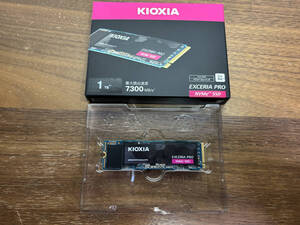 ①Kioxia[キオクシア] EXCERIA PRO 1TB M.2 SSD NVMe Gen4×4 [SSD-CK1.0N4P/J] 2280