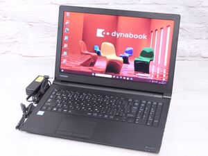 Bランク 東芝 dynabook B65/J 第8世代 i3 8130U 新品SSD256GB メモリ8GB HD液晶 DVD Win11