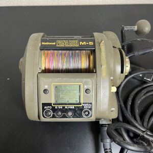 National Pana Reel M-5 電動リール マイクロコンピュータ ナショナル パナリール コード付き ヴィンテージ オールド リール 船用 ジャンク