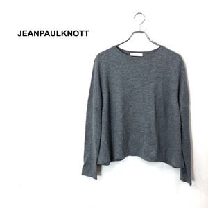 1I2395-Y◆ JEANPAULKNOTT ジャンポールノット 長袖ニット セーター ◆ size1 グレー ウール100