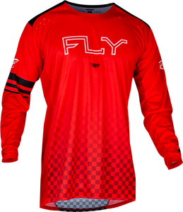 サイズL FLY RACING フライRAYCE MTB/BMX/自転車用オフロード ジャージ 赤 YL