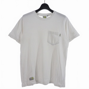 カーハート carhartt フラグメントデザイン fragment design 胸ポケット Tシャツ 半袖 カットソー M 白 ホワイト メンズ