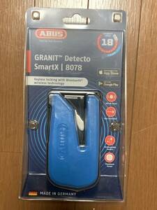 Abus Detecto 8078 Smartxディスクロック ブルー