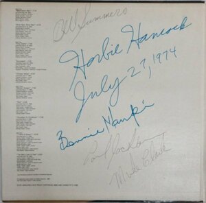 ハービー・ハンコック / ザ・ベスト・オブ・～ / BST-89907【直筆サイン入り】2LP［HERBIE HANCOCK / THE BEST OF ～、BLUE NOTE］