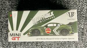 MINI GT 1/64 ミニGT MINIGT LB★WORKS NISSAN GT-R R35 Type 1 Rear Wing Ver.1 Zero Fighter Special 7 日産 ニッサン 零戦 零式 レア