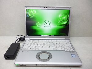 ☆1円☆第8世代☆CF-SV7TDHVS☆Core i5 1.70GHz/8GB/SSD256GB/累積7440/高解像度/無線/Bluetooth/カメラ/Office/Win11 DtoD領域☆