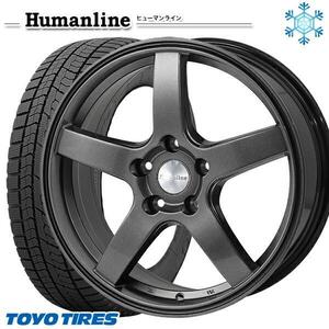 高崎 新品 冬セット ヒューマンライン HS-09 16x6.5J +53 5H114.3 トーヨータイヤ OBSERVE GIZ2 205/60R16インチ ステップワゴン等