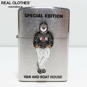 ZIPPO/ジッポー VAN AND BOAT HOUSE SPECIAL EDITION メタル貼り 2013年製 /LPL