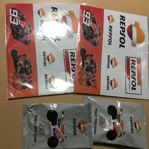 ホンダ REPSOL ステッカー　ミニカー　即決