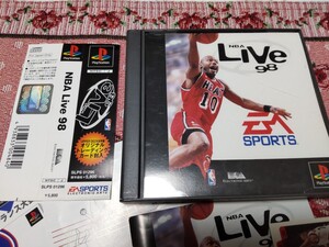 プレステ NBA Live 98 トレーディングカードつき