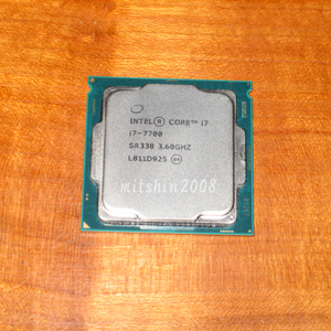 Intel Core i7-7700 3.6GHz(TB:最大4.2GHz) LGA1151 Kabylake 動作確認済 クリックポストなら送料185円 [No.1004]