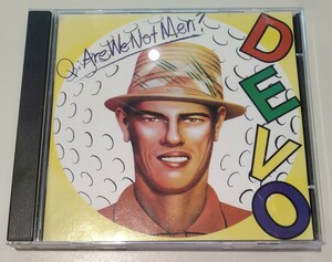 DEVO Q:Are we not men? A:We are DEVO ! 旧規格輸入盤中古CD ディーヴォ 頽廃的美学論 退廃的美学論 brian eno ブライアン イーノ 3239-2